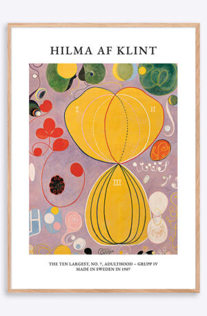 Hilma af Klint The Ten Largest Adulthood No7 - 70x100 cm