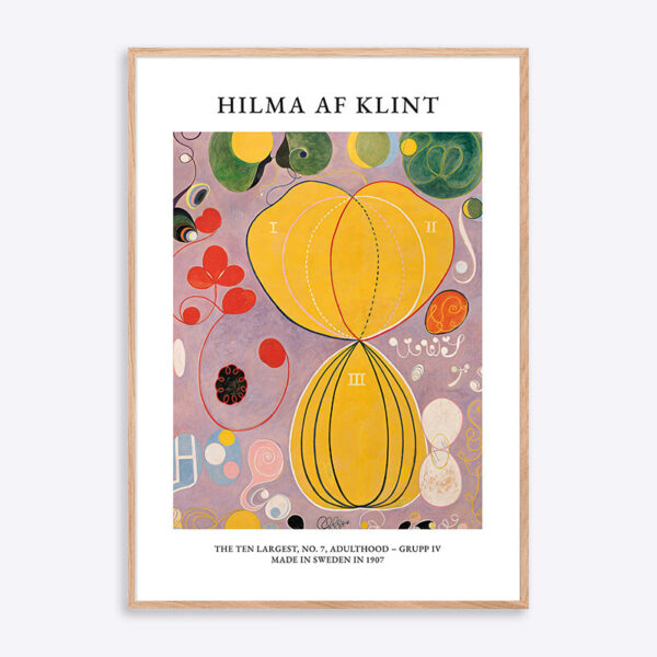 Hilma af Klint The Ten Largest Adulthood No7 - 70x100 cm