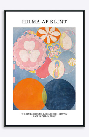 Hilma af Klint The Ten Largest Childhood No2 - 70x100 cm