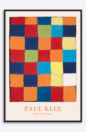 Paul Klee Color Chart Qu 1 - 70x100 cm