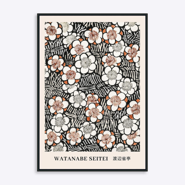 Watanabe Seitei Floral Pattern - 70x100 cm