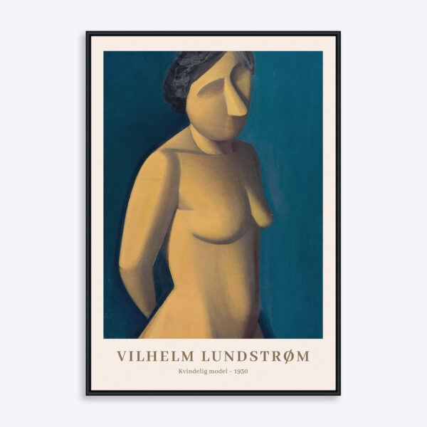 Vilhelm Lundstrøm Kvindelig Model - 70x100 cm