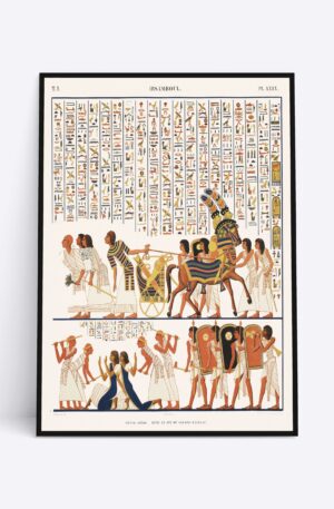 Egyptian Characters - 70x100 cm
