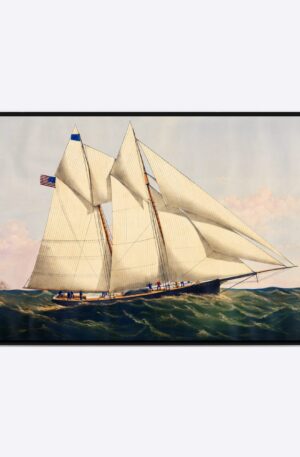 8 Sails and a Flag - 50x70 cm
