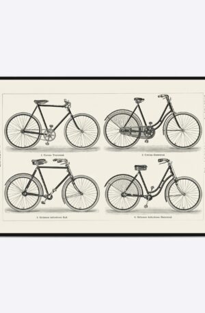 Bicycles - 50x70 cm